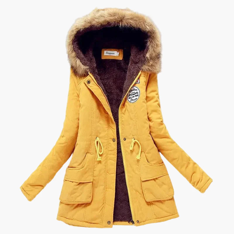 Parka invernale da donna con cappuccio – Stile coreano alla moda, caldo e foderato, uso quotidiano e tempo libero
