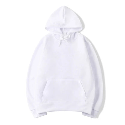 Unisex basic-hettegenser med kengurulomme og snøring