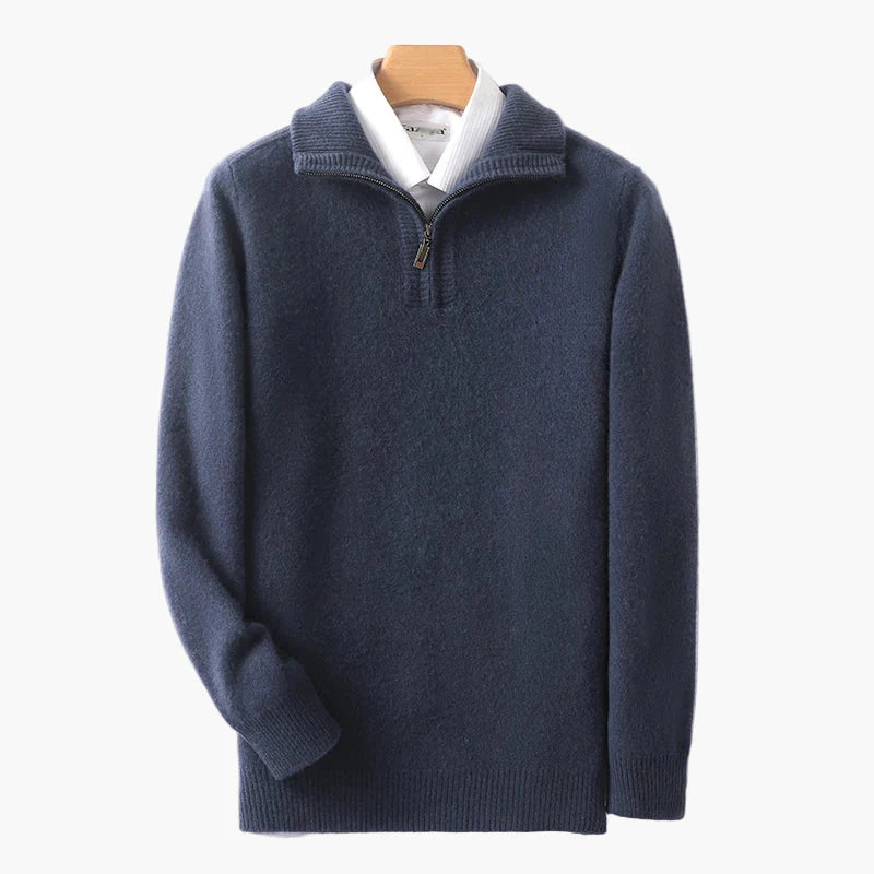 Herren Halbzip Pullover – Klassischer Stil für Alltag und Freizeit