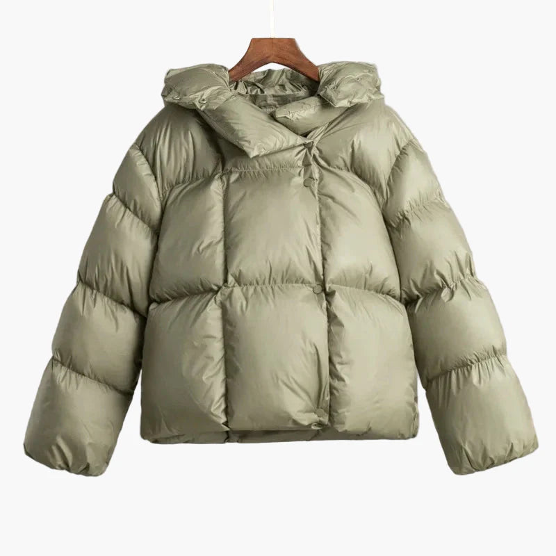 Giacca invernale imbottita oversize da donna calda stile urbano