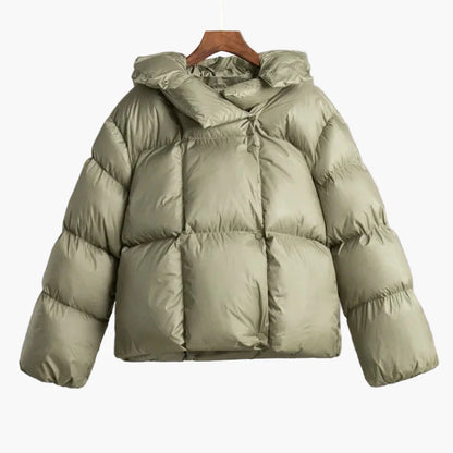 Giacca invernale imbottita oversize da donna calda stile urbano