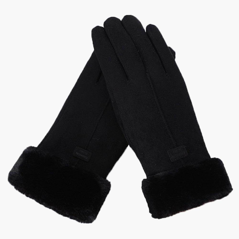 Dames winterhandschoenen met fleece voering – Touchscreen & waterdicht – Stijlvolle thermohandschoenen voor koude dagen