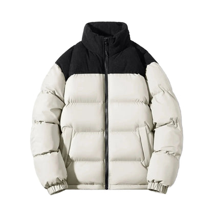 Herren Steppjacke Modern Streetwear Winterjacke Outdoor Freizeit