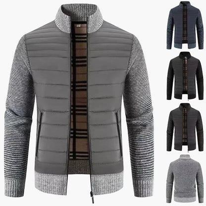 Heren gewatteerd jack in Koreaanse slim-fit stijl – Modieus vrijetijdsjack voor herfst en winter