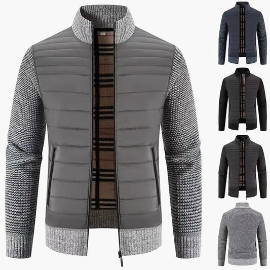 Heren gewatteerd jack in Koreaanse slim-fit stijl – Modieus vrijetijdsjack voor herfst en winter