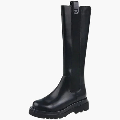 Dame støvler med chunky sål – Trendy langskaftede boots til efterår og vinter