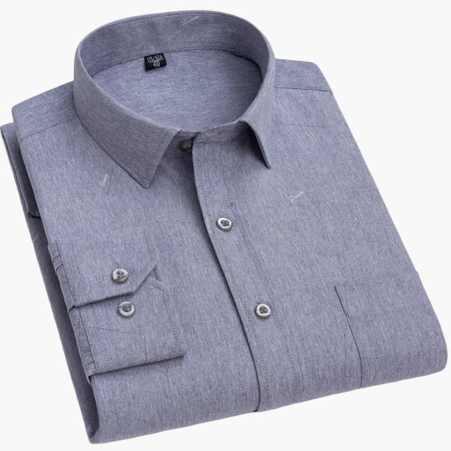 Camicia da uomo business con sottili righe – Elegante camicia casual e da ufficio