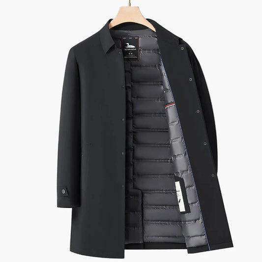 Chaqueta de transición para hombre con cuello alto – Estilo business elegante, ligera y acolchada – Perfecta para oficina y día a día