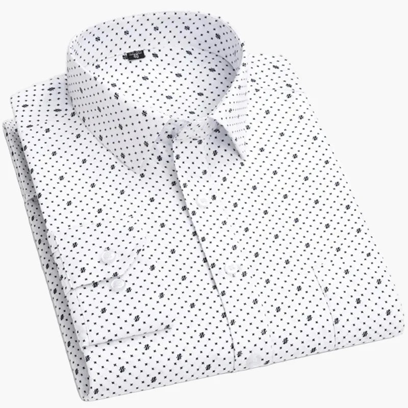 Camicia da uomo business con sottili righe – Elegante camicia casual e da ufficio