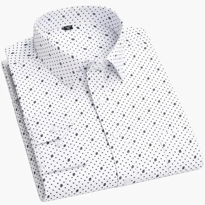 Camicia da uomo business con sottili righe – Elegante camicia casual e da ufficio