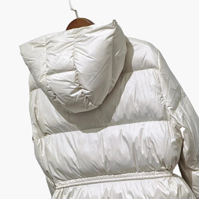 Chaqueta de invierno acolchada para mujer con capucha – Chaqueta cálida y moderna para actividades al aire libre y día a día