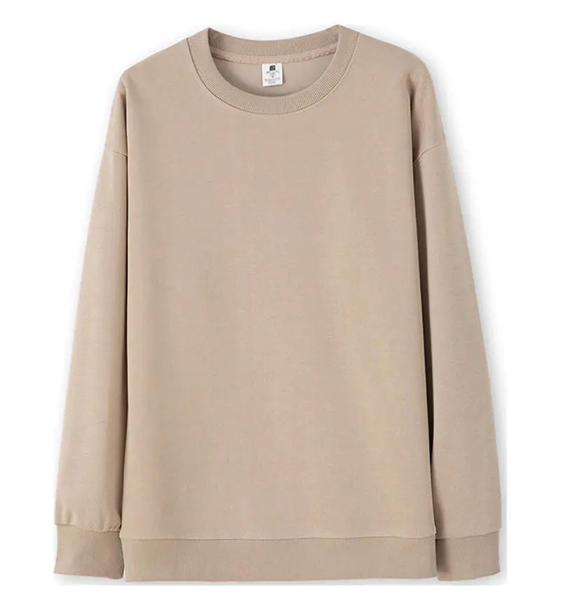 Felpa unisex basic a maniche lunghe, girocollo