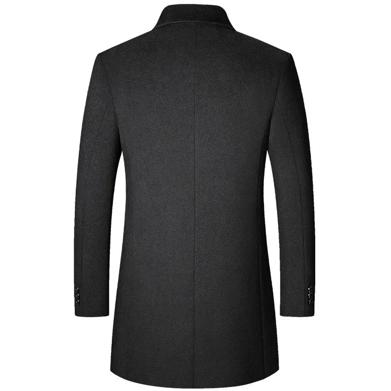 Manteau pour homme style coréen – Look trench-coat classique pour hommes modernes, idéal pour l'automne et l'hiver