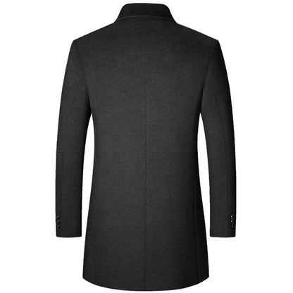 Manteau pour homme style coréen – Look trench-coat classique pour hommes modernes, idéal pour l'automne et l'hiver