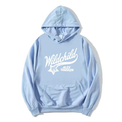 Sudadera unisex con capucha y estampado «Wildchild» y estrellas