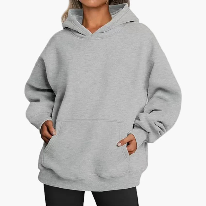 Sweat à capuche oversize femme pour loisirs – Style streetwear confortable