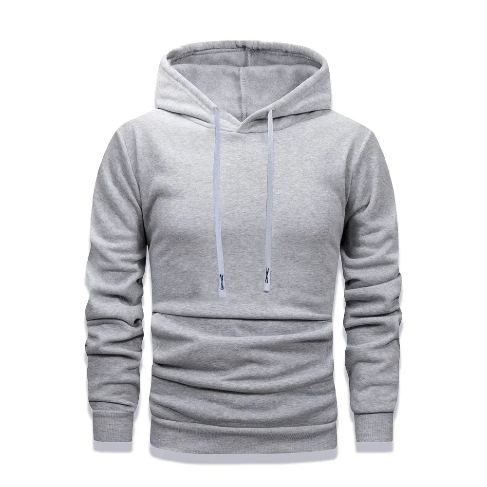 Felpa con cappuccio unisex con coulisse e tasca a marsupio