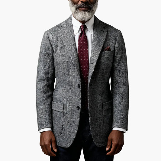 Chaqueta para hombre moderna de negocios clásica – Estilo elegante para oficina y ocasiones especiales