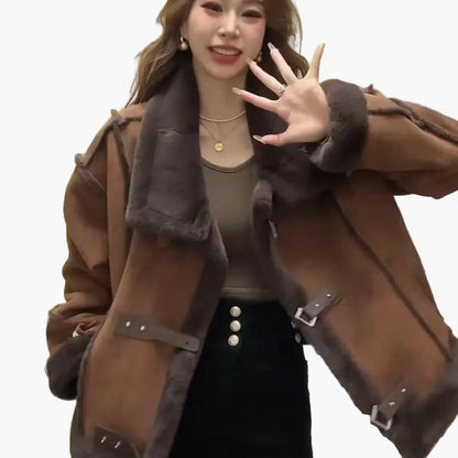 Veste courte hiver femme style streetwear décontracté – Veste de mi-saison tendance pour le quotidien et les loisirs