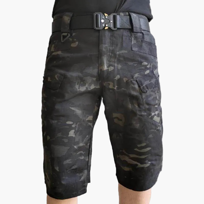 Herren Taktische Outdoor-Shorts mit Multifunktionstaschen und Gürtel – Ideal für Abenteuer, Arbeit & Freizeit