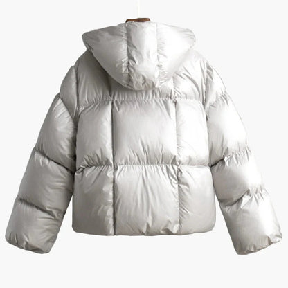 Giacca invernale imbottita oversize da donna calda stile urbano