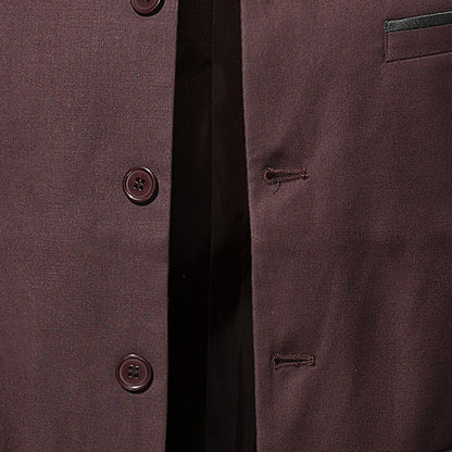 Giacca da uomo con collo alla coreana – Design moderno del blazer per lavoro e occasioni festive