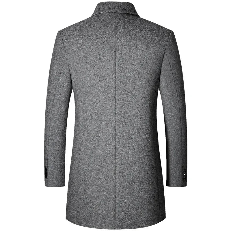 Manteau pour homme style coréen – Look trench-coat classique pour hommes modernes, idéal pour l'automne et l'hiver