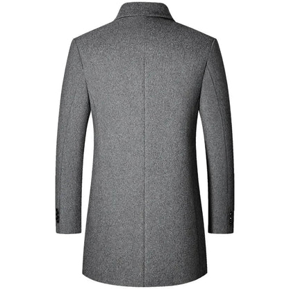 Manteau pour homme style coréen – Look trench-coat classique pour hommes modernes, idéal pour l'automne et l'hiver
