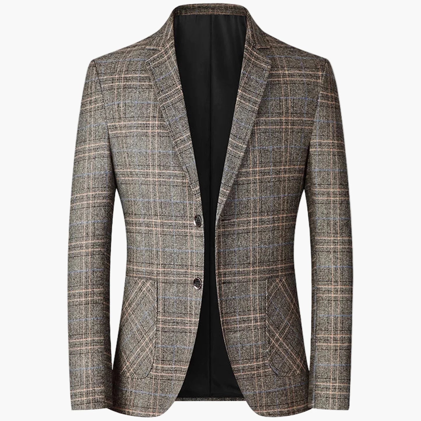 Giacca business da uomo moderna a quadri – Giacca elegante per ufficio e occasioni speciali