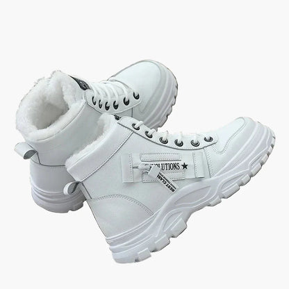 Damskie zimowe sneakersy – Modne buty za kostkę z ociepleniem na co dzień i na zewnątrz