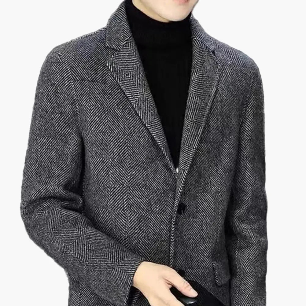 Herre blazer modern business slim fit – Elegant fritids- og kontorlook
