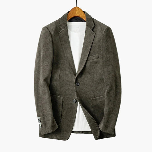 Blazer de pana para hombre – Elegante look para tiempo libre y negocios, diseño moderno, combinable y versátil