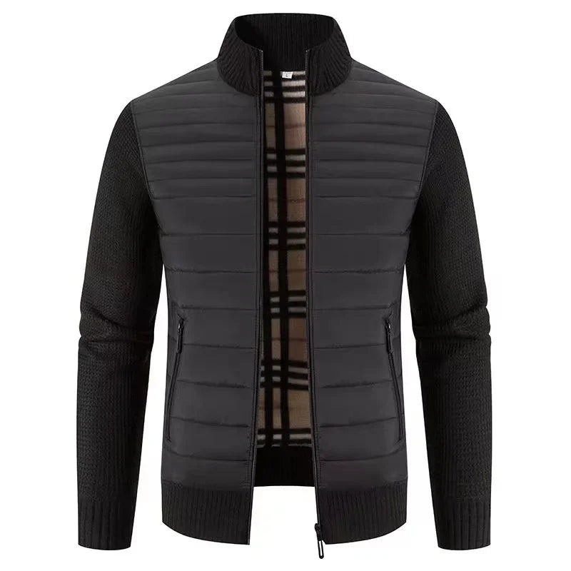 Heren gewatteerd jack in Koreaanse slim-fit stijl – Modieus vrijetijdsjack voor herfst en winter