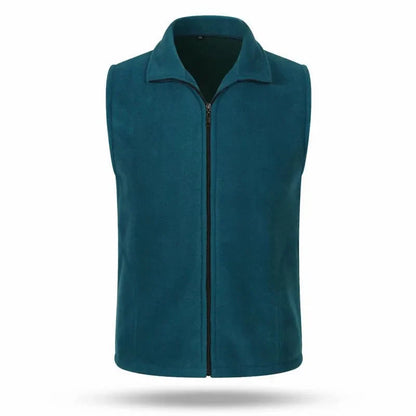 Fleece Weste mit Reißverschluss Stehkragen Damen oder Herren Unisex
