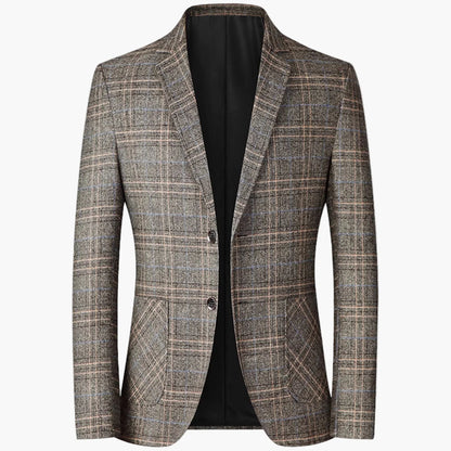Giacca business da uomo moderna a quadri – Giacca elegante per ufficio e occasioni speciali