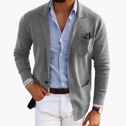 Giacca da uomo moderna monopetto business casual – Blazer per ufficio e tutti i giorni