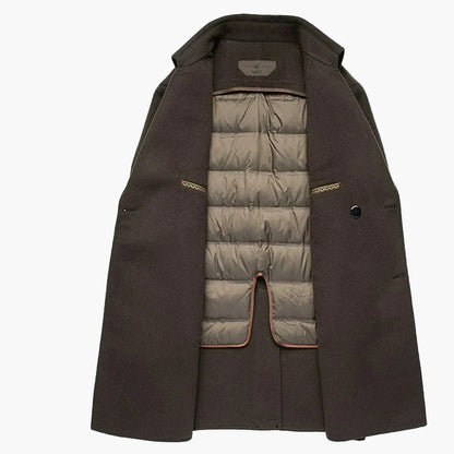 Herren Business Wintermantel – Eleganter Doppelreiher für Büro und Freizeit