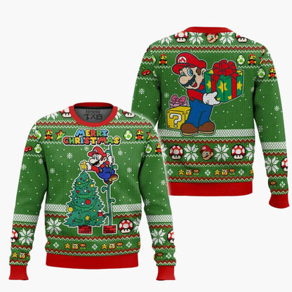 Unisex retro gamer Ugly Christmas Sweater – pixelontwerp geïnspireerd door videogameklassiekers