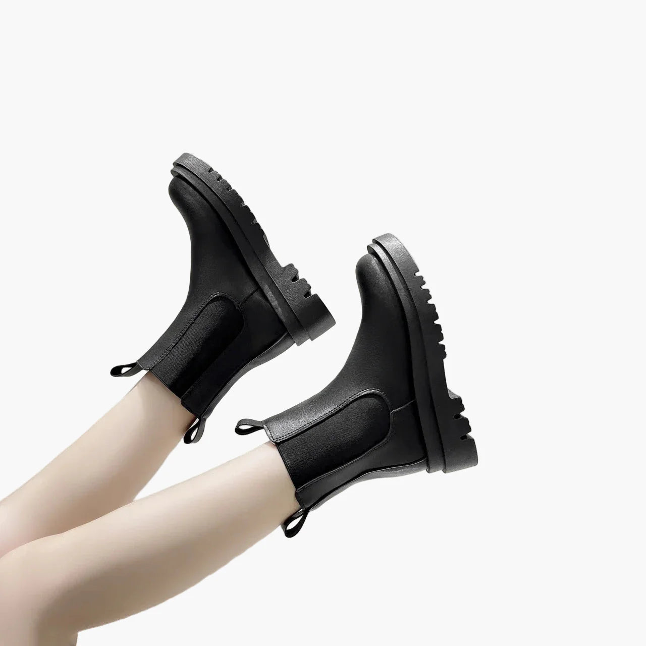Damen Chelsea Boots mit Plateau-Sohle – Modische Alltagsschuhe