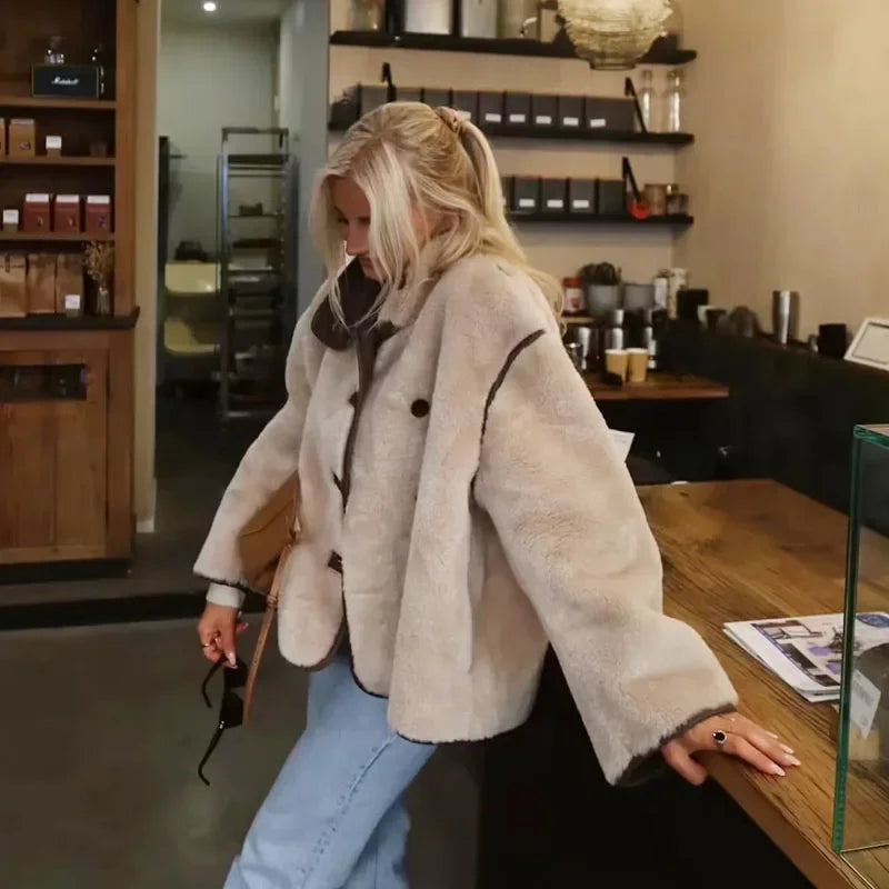 Dames Winterjas in casual Streetstyle – Modieuze Korte Jas voor dagelijks gebruik en vrije tijd