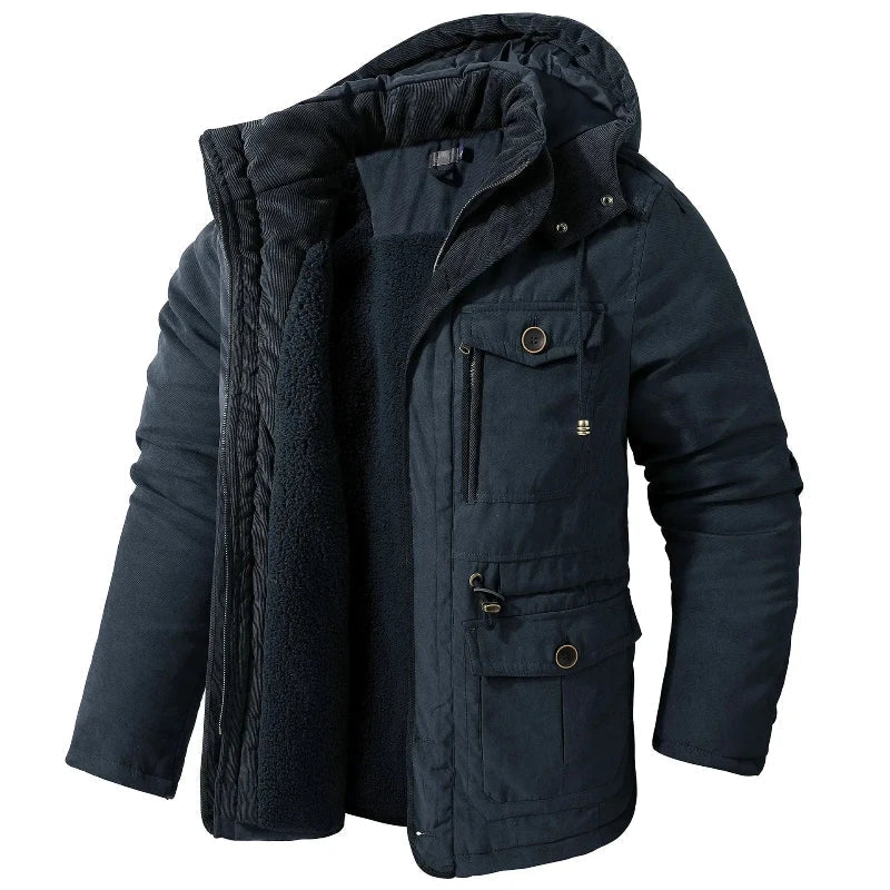 Mason | Parka voor heren met capuchon en zakken