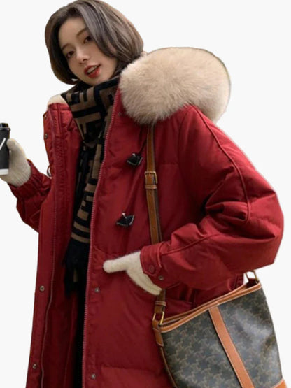 Damen Winter Parka mit Kapuze – Modischer Alltagsmantel im lässigen Stil