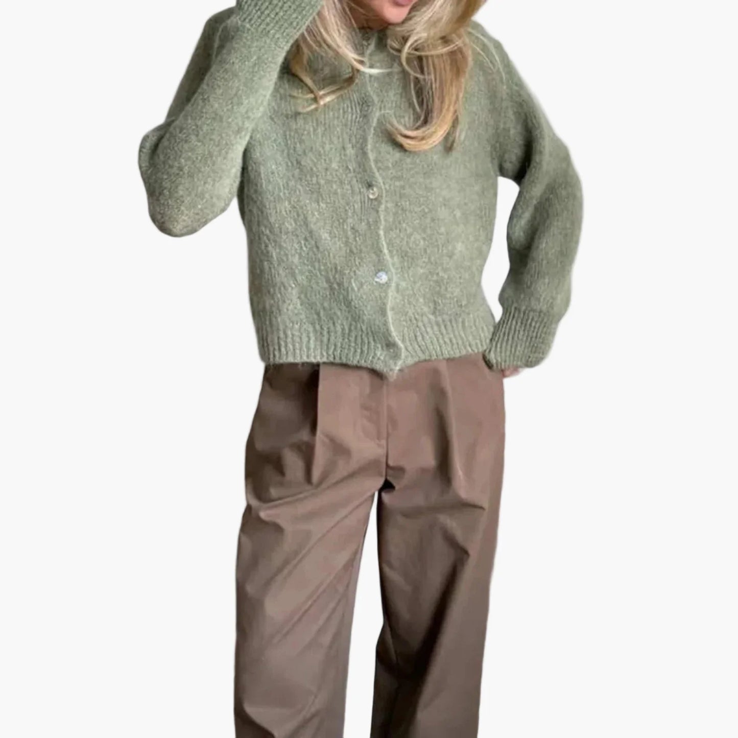 Damen Strickcardigan im lässigen Stil – Perfekt für Alltag und Freizeit