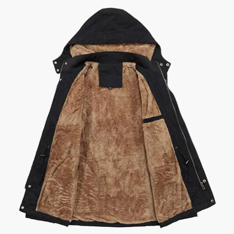 Parka d'hiver à capuche pour hommes – Manteau outdoor à la mode pour les jours froids