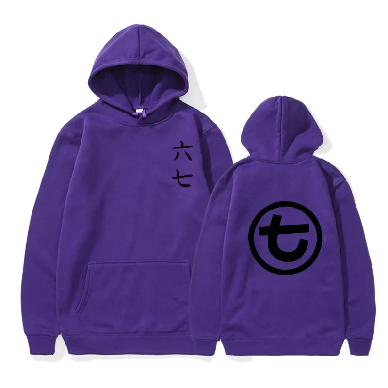 Sudadera unisex con capucha, estampado y bolsillo canguro