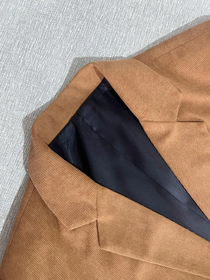 Herre Slim Fit Business Jakke – Elegant blazer til kontor og særlige lejligheder