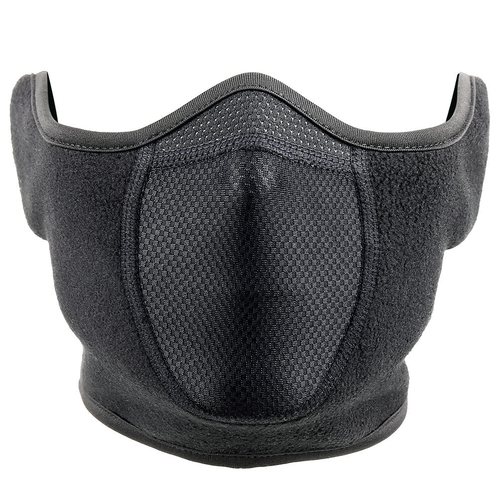 Thermische nek- en gezichtswarmer met klittenbandsluiting voor koude dagen