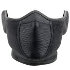 Thermische nek- en gezichtswarmer met klittenbandsluiting voor koude dagen