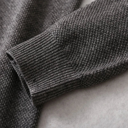 Unisex Langarm Pullover Rundhalsausschnitt Feinstrick