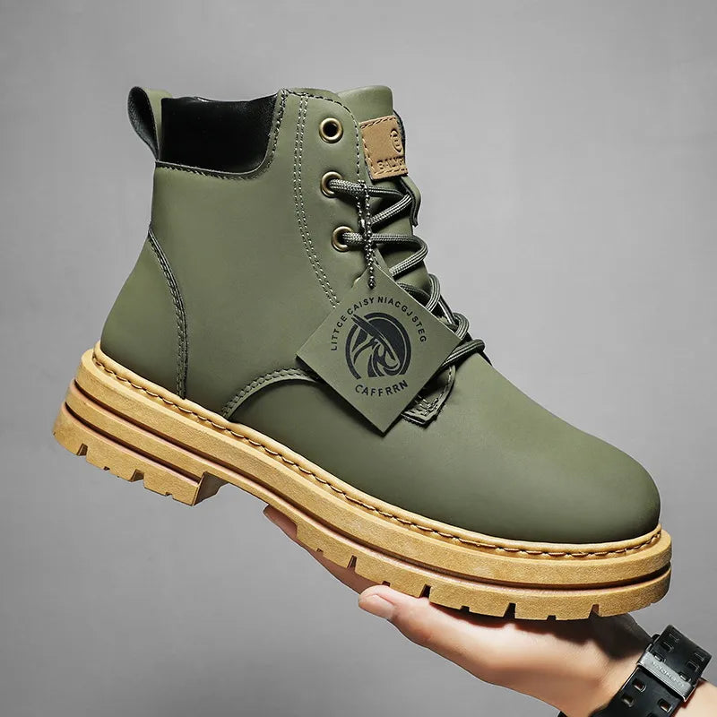 Heren Outdoor Laarzen – Robuuste en Stijlvolle Boots voor Avontuur en Dagelijks Gebruik